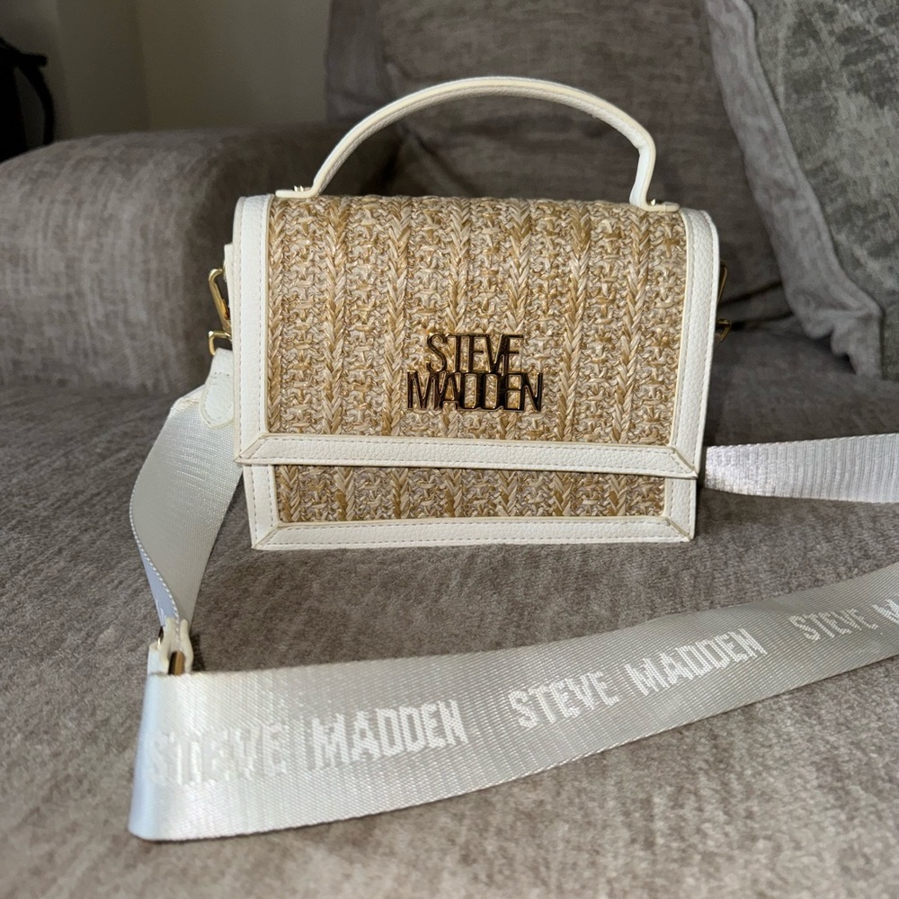 Steve Madden Straw Crossbody Bag